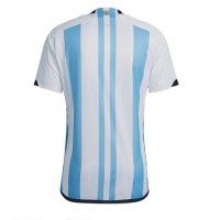 Argentinien Fußballbekleidung Heimtrikot WM 2022 Kurzarm